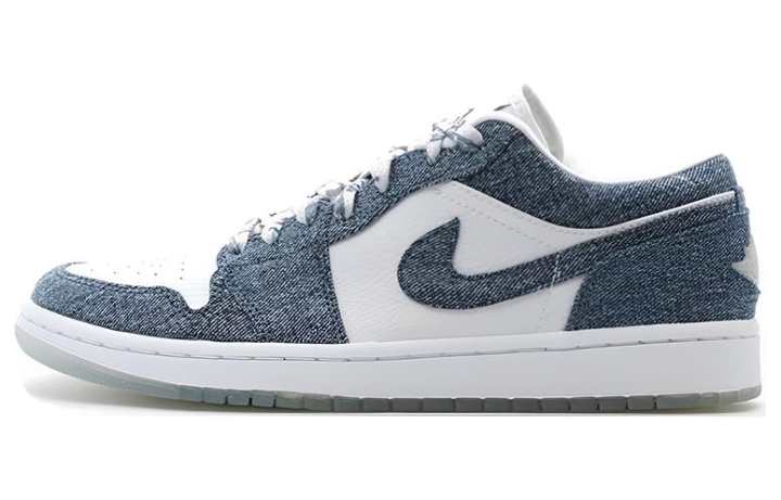 Jordan Jordan 1 Retro Low Canvas White Denim Women's