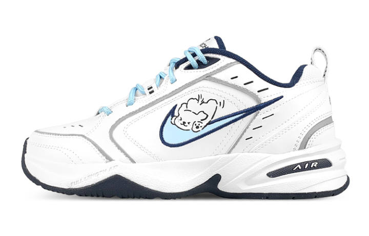 Nike Nike Air Monarch 4 Low top Chunky Sneakers Unisex White Blue