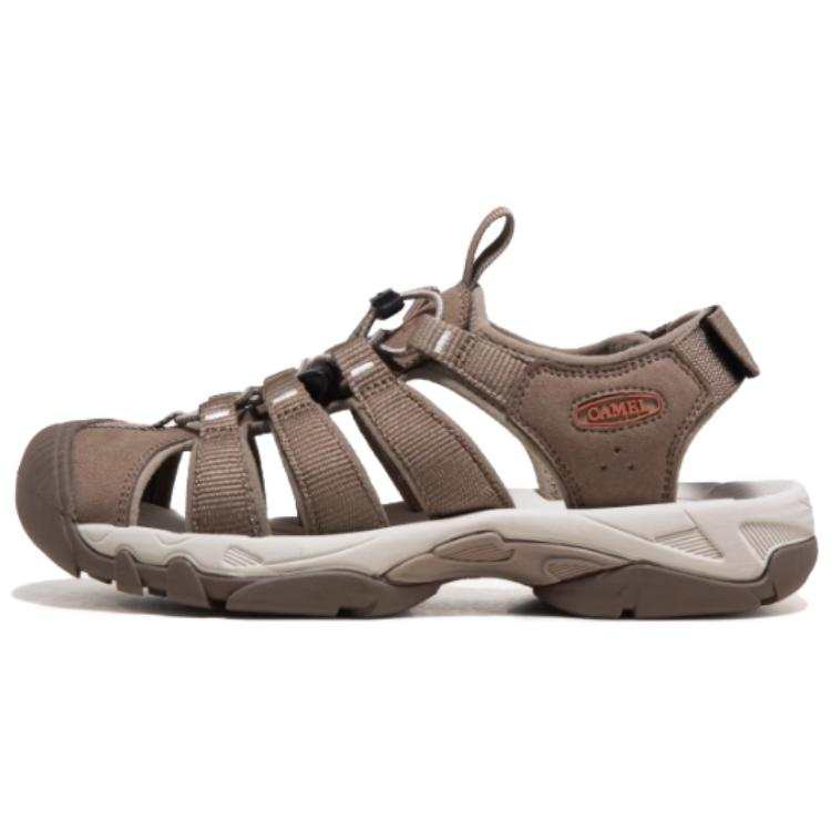 CAMEL Mesh Outdoor Sports Slip Resistant, Abrasion Resistant, Anti Collision Grip River Trekking Shoes Men's Brown