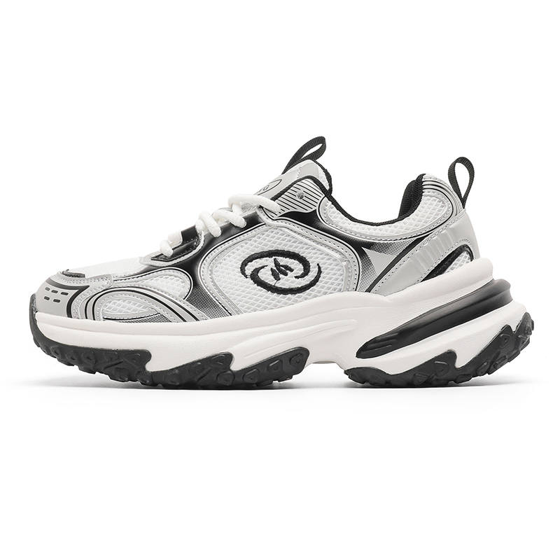 BAGE Cushioning Abrasion Resistant Cushioning, Wear Resistant Low top Chunky Sneakers Unisex