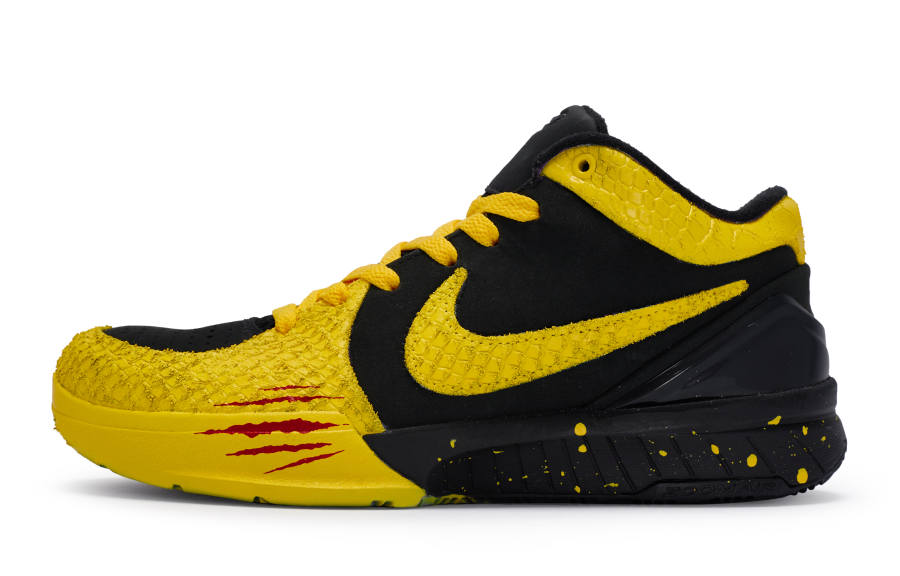 Nike Nike Zoom Kobe 4 811 Manufacturing, Spirit Of Battle Low top Basketball Shoes Unisex Black Red Yellow