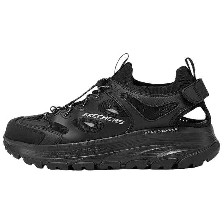Skechers D'Lux Trekker Sandal Soft And Comfortable Abrasion Resistant Rebound River Trekking Shoes Men's Black