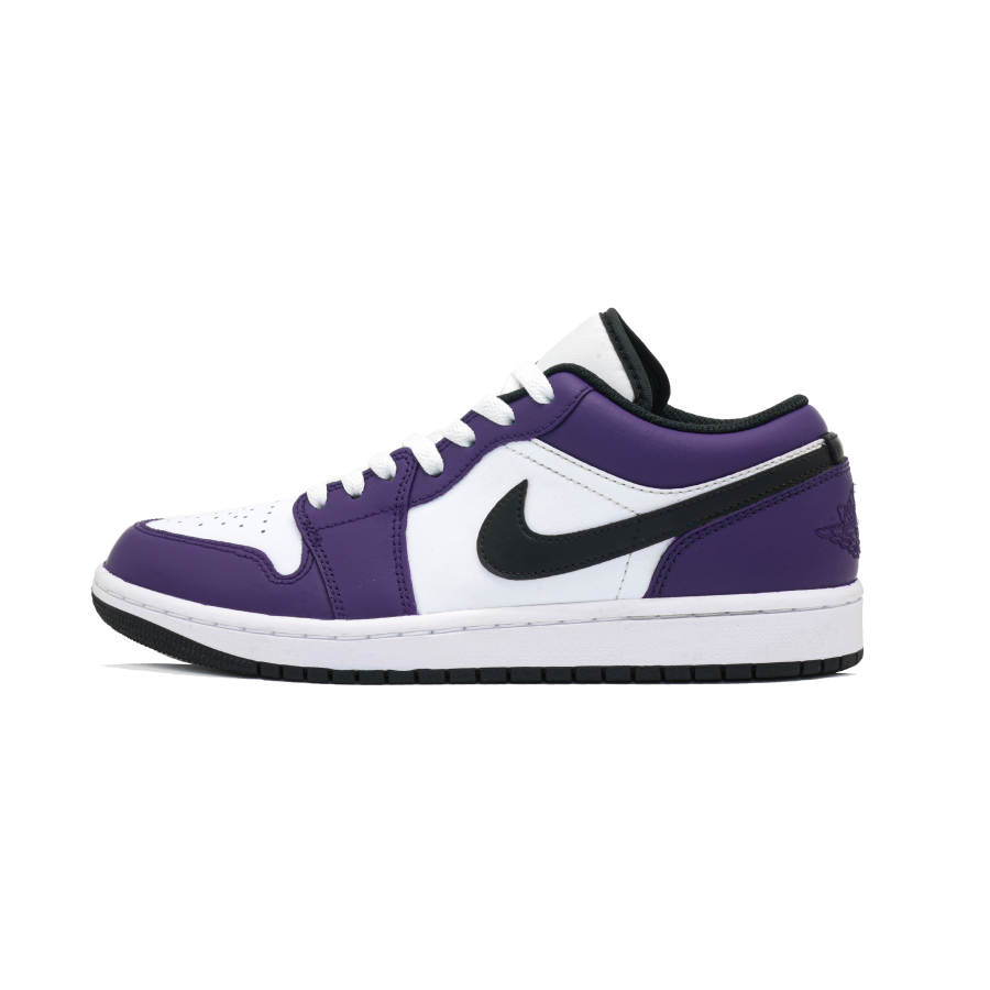 Jordan Jordan Air Jordan 1 Purple Toes Minimalist Fashion Cushioning Slip Resistant Abrasion Resistant