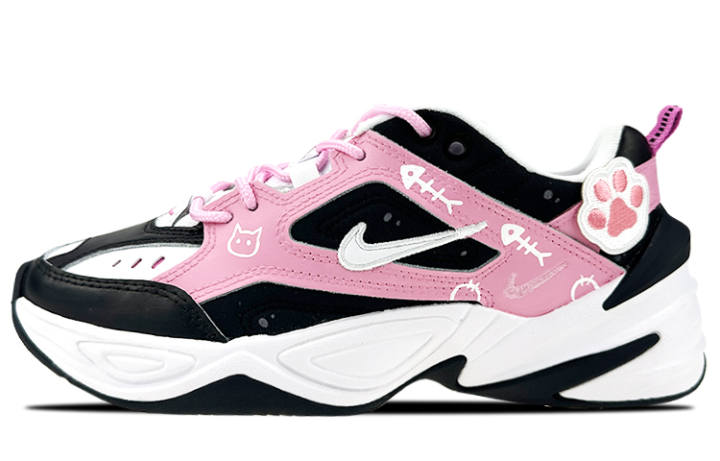 Nike Nike M2K Tekno Textile, Synthetic Leather Cushioning Slip Resistant Abrasion Resistant Low top Chunky Sneakers Women's