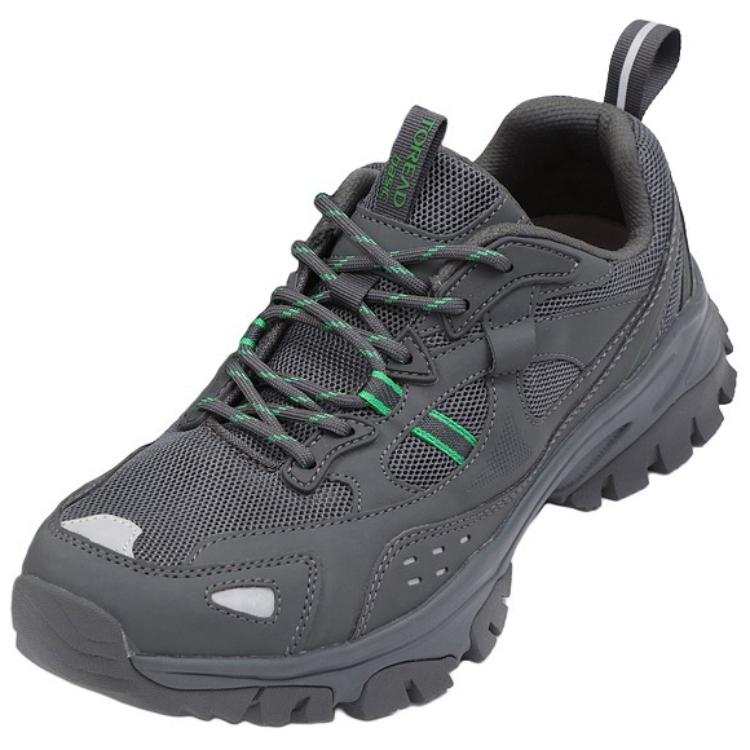 TOREAD Cushioning Slip Resistant Abrasion Resistant Breathable Mountaineering & Hiking Shoes Men's Dark Gray/Green
