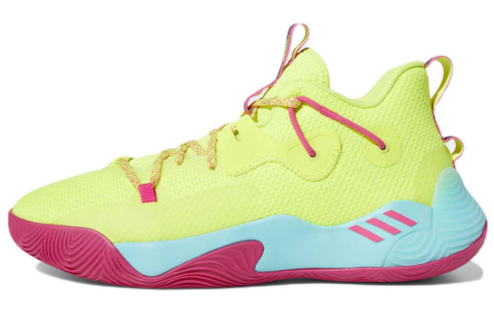 Adidas Harden Stepback Adidas 3 'Solar Yellow Shock Pink'