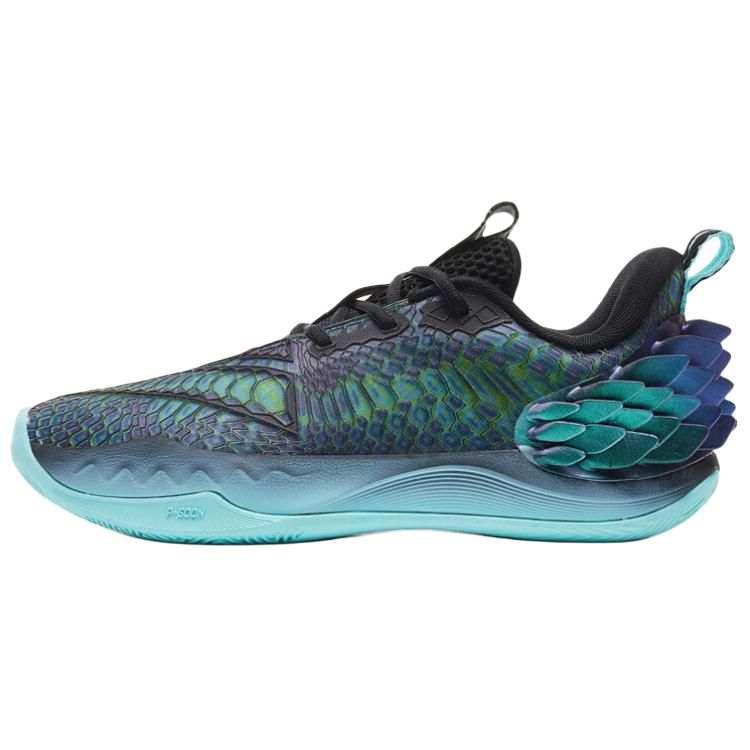 PEAK Taichi Triangle 4.0 Basketball Shoes Men's Low Top Floral Black
