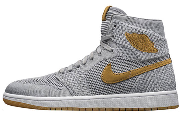 Jordan Jordan 1 Retro High Flyknit Wolf Grey