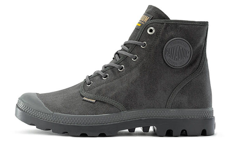 Palladium Pampa Slip Resistant, Abrasion Resistant, Breathable, Waterproof Cushioning High top Canvas Shoes Unisex