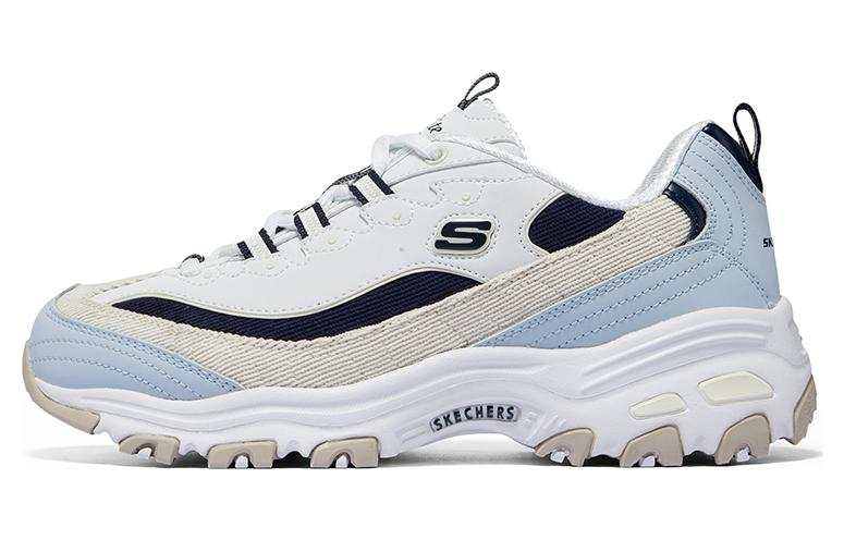Skechers D'Lites Varsity Spirit Shoes 'White Blue Black' Women's