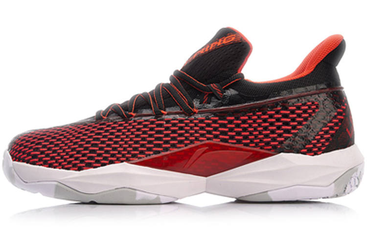 Li-Ning Li Ning Low top Badminton Shoes Unisex Black Red