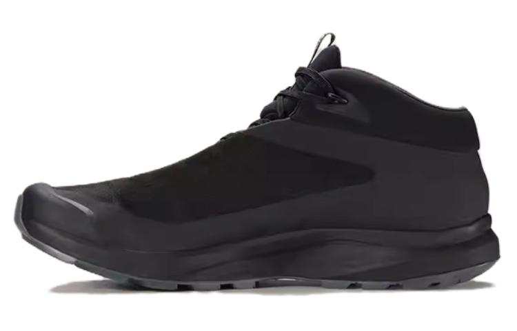 Arcteryx Arc'teryx Aerios Abrasion Resistant Waterproof Lightweight Mid top Hiking Shoes Men's Black Gray