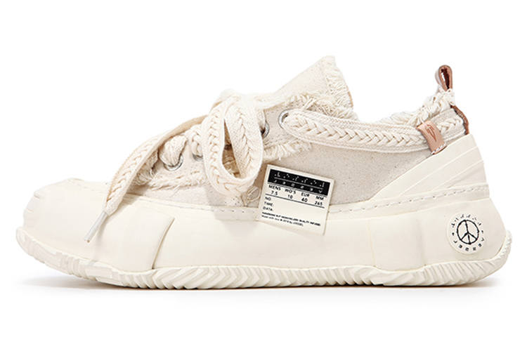XVESSEL Canvas Shoes Unisex White