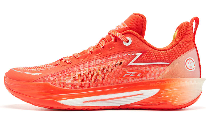 QIAODAN FE3.0 Rosefinch Low top Basketball Shoes Men's Orange White