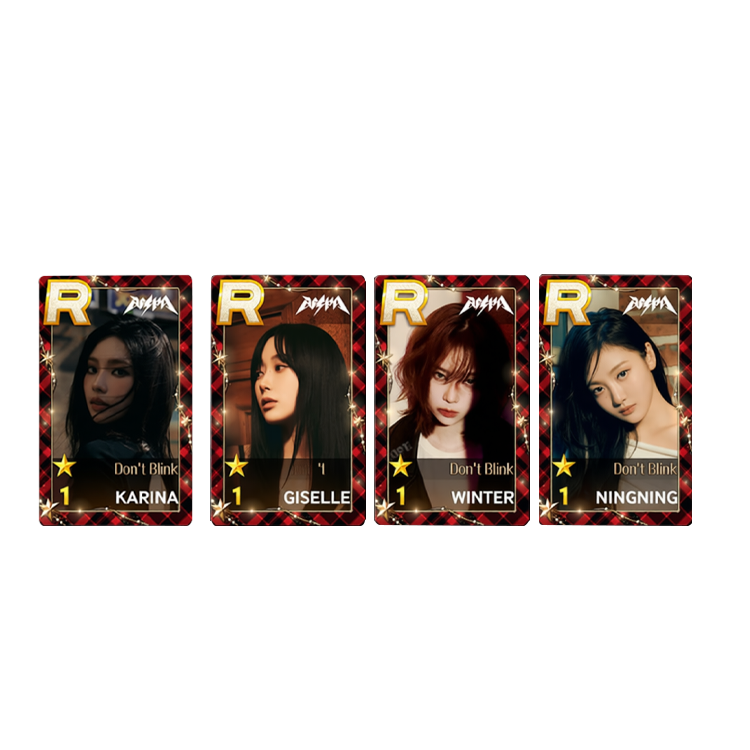SM ENTERTAINMENT Aespa Armageddon The 1st Album Game Card Photocards 1 Pack