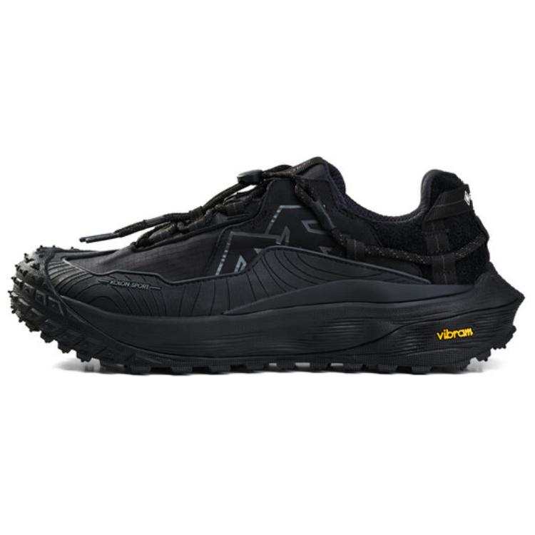 KOLON SPORT LIT CAMP Fabric Low top Hiking Shoes Unisex Black