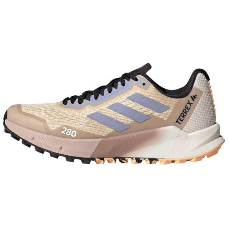 Adidas Adidas Terrex Agravic Flow 2.0 Slip Resistant Abrasion Resistant Low top Hiking Shoes Unisex Beige