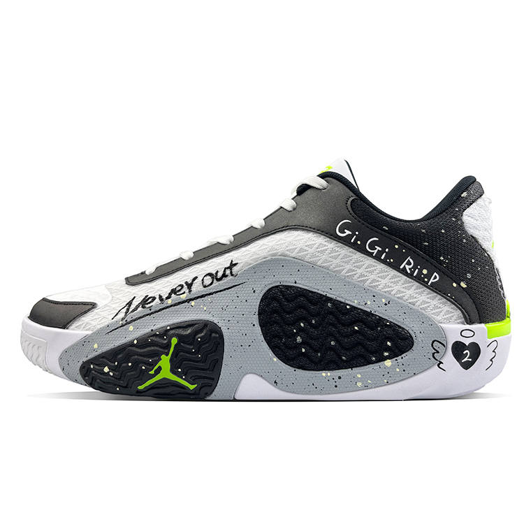 Jordan Jordan Tatum 2 Slip Resistant, Abrasion Resistant, Breathable Slip Resistant, Abrasion Resistant, Breathable Low top