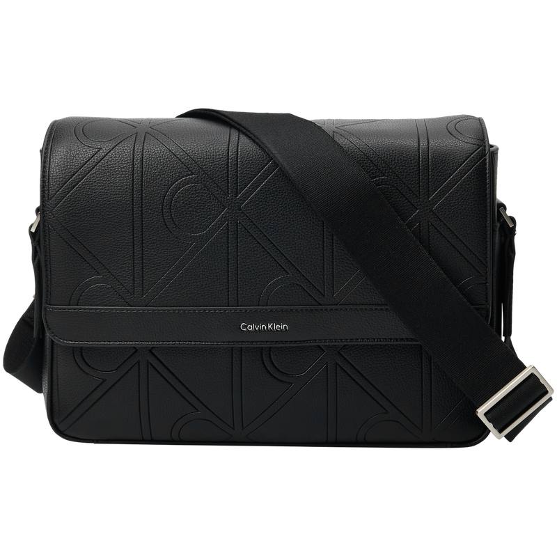 CALVIN KLEIN Synthetic Material Shoulder Bag Regular Men's Space Black
