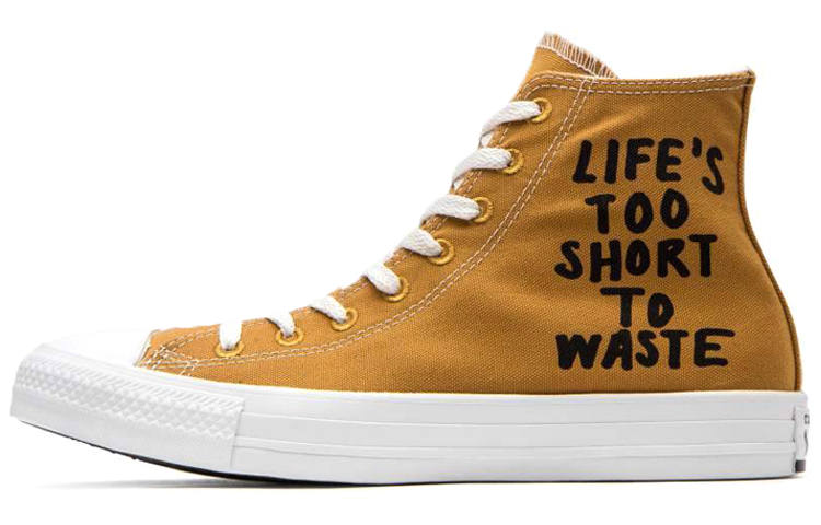 Converse Chuck Taylor All Star Converse Hi Renew 'Life's Too Short To Waste'