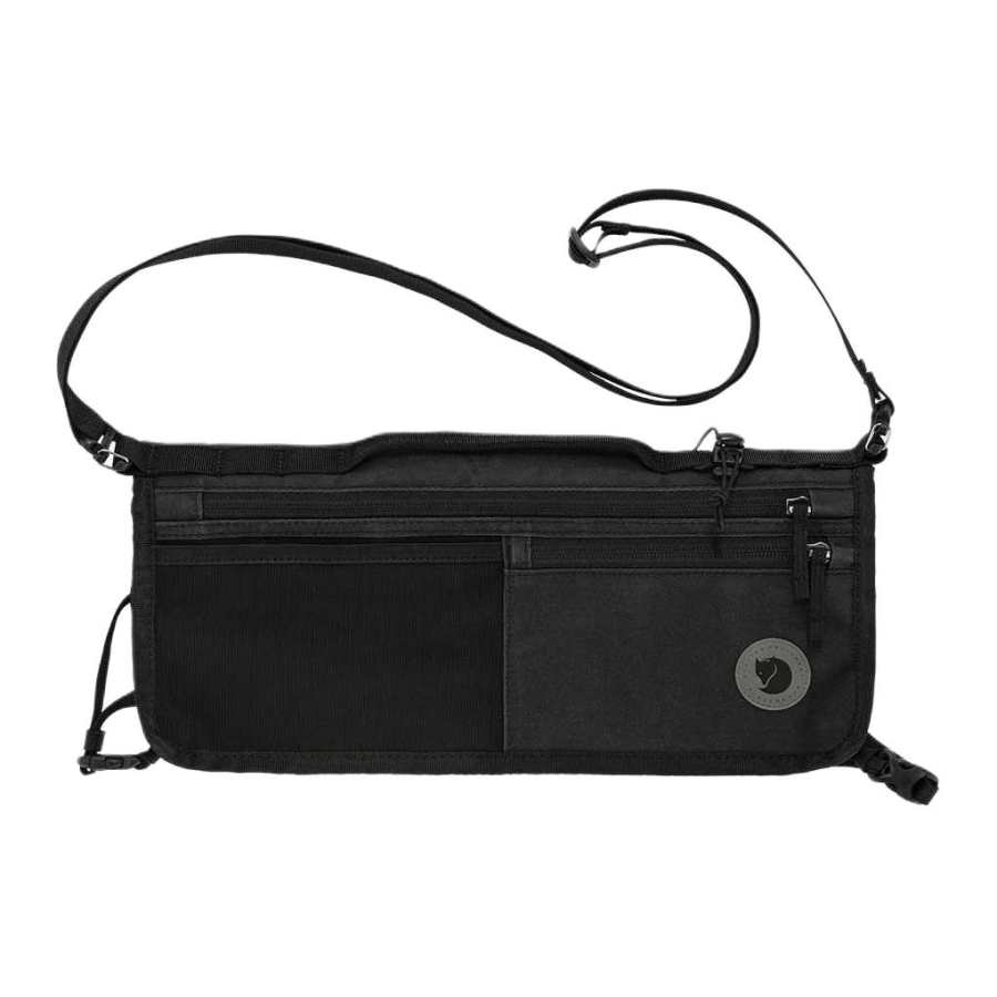 Fjallraven Vinylon Shoulder Bag, Crossbody Bag Unisex Black