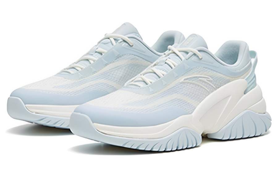 Anta Variety Training Collection Slip Resistant Abrasion Resistant Low top Training Shoes Women's Blue White
