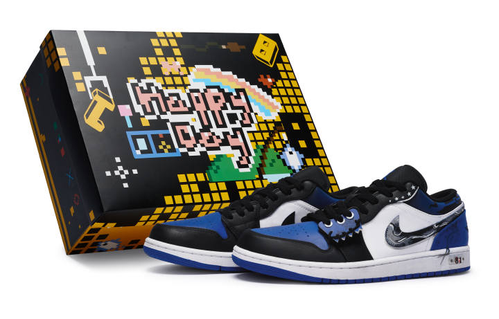 Jordan Jordan Air Jordan 1 Low 811 Manufacturing, No Game No Life Collection, Mage, Special Shoe Box Anime Low top