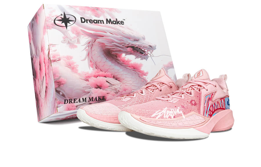Li-Ning Li Ning Speed 2 Cushioning Breathable Cushioning Breathable Low top Basketball Shoes Men's Cherry Blossom Pink