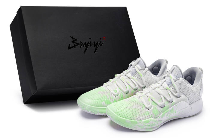 Nike Nike Hyperdunk X Low 811 Manufacturing, Pink Ink Dyed Green Cushioning Slip Resistant Cushioning Slip Resistant Low top