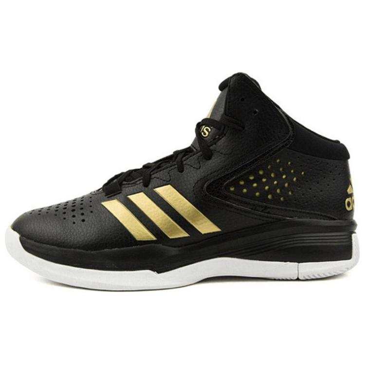 Adidas Adidas Slip Resistant Abrasion Resistant Mid top Basketball Shoes Men's Black