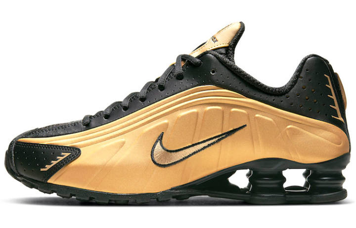 Nike Nike Shox R4 Metallic Gold Black