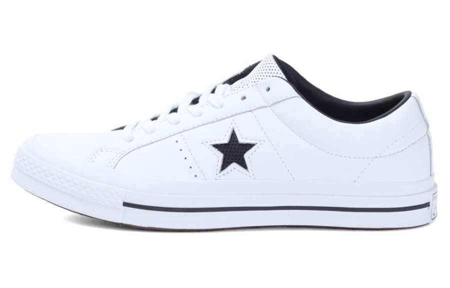 Converse Converse One Star Perforated Leather Low Top 'White Black'