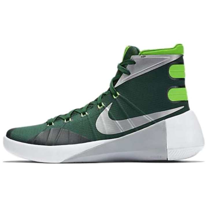 Nike Nike Hyperdunk Cushioning High top Basketball Shoes Men's Green Asian Version