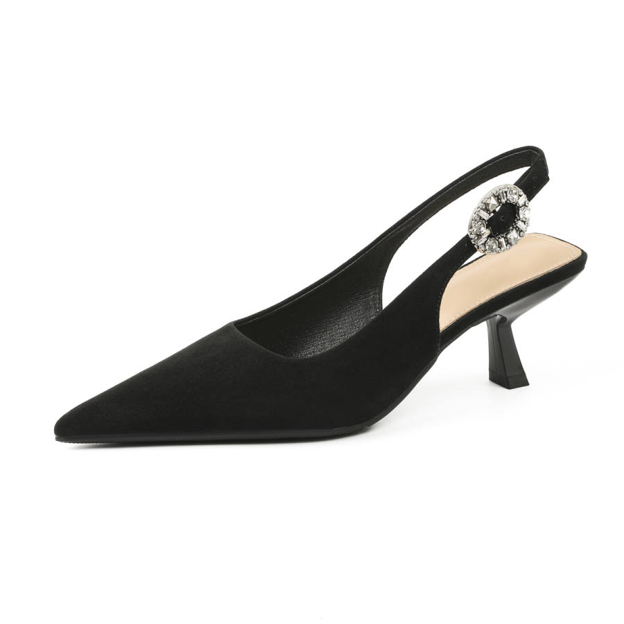 WALIBU Block Heel High Heels 5CM Women's