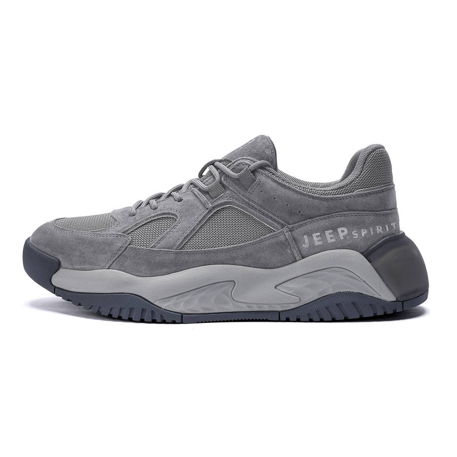 JEEP SPIRIT Abrasion Resistant Breathable Lightweight Height Increasing Low top Chunky Sneakers Men's