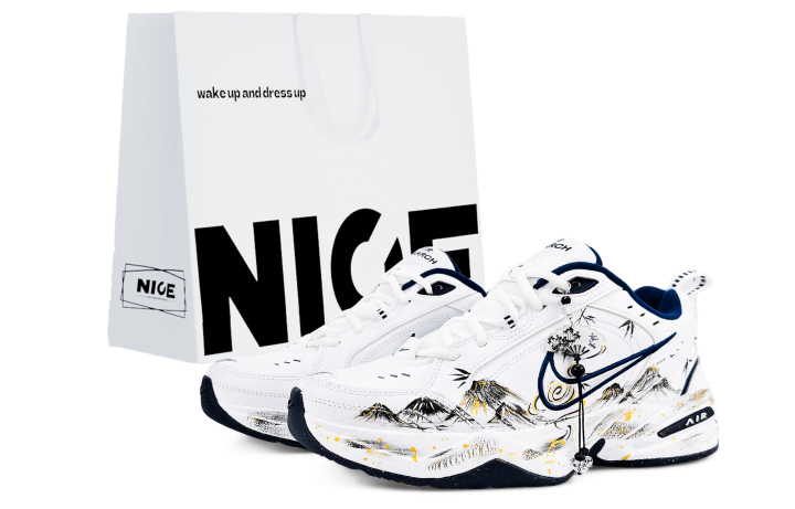 Nike Nike Air Monarch 4 Abrasion Resistant Abrasion Resistant Low top Chunky Sneakers Unisex
