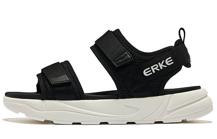Erke Erke Chasing Waves Beach Sandals Men's Jet Black Microcrystal White