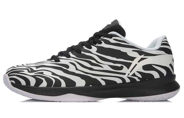 Li-Ning Li Ning Tiger Paw 2 Low top Performance Basketball Shoes Unisex White Black