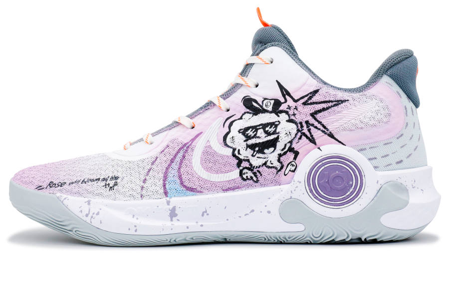 Nike Nike KD Trey 5 IX Fabric Cushioning Slip Resistant Abrasion Resistant Breathable Low top Basketball Shoes Unisex
