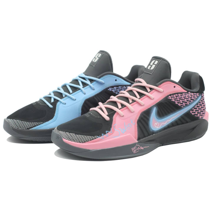Nike Nike Sabrina 2 Abrasion Resistant Low top Basketball Shoes Unisex Blue Pink