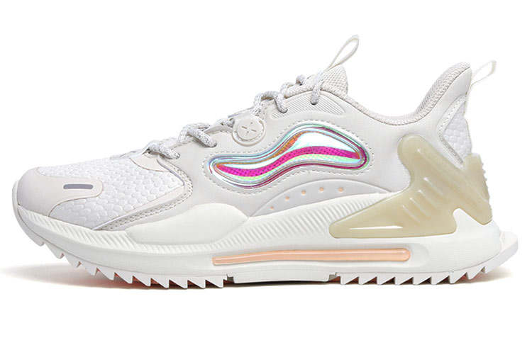 XTEP Mecha Collection Chunky Sneakers Women's Low Top Beige