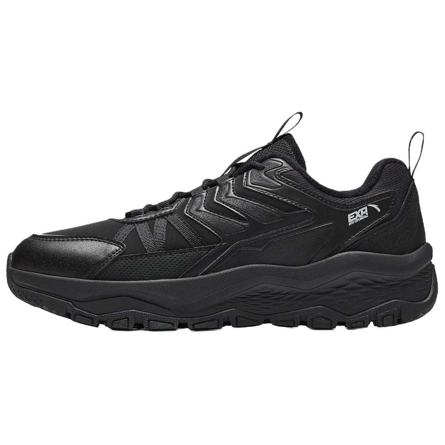 Anta Mountain Exploration Outdoor Mountaineering Hiking, Abrasion Resistant, Waterproof, Slip Resistant, Fleece Lined
