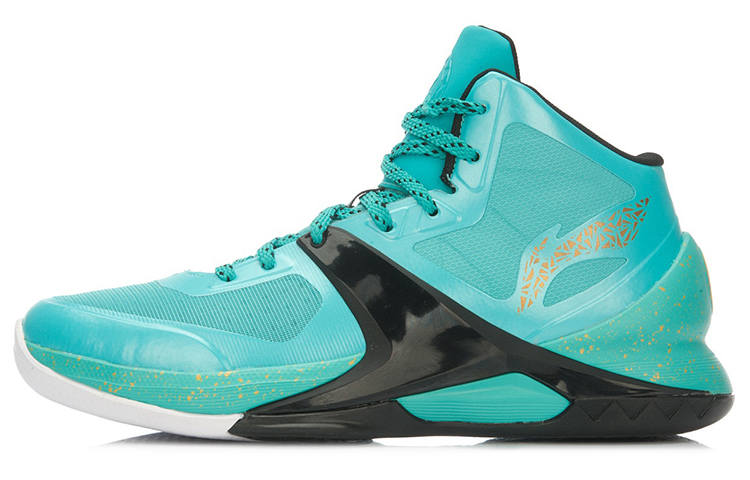 Li-Ning Li Ning The Sixth Man Basketball Shoes Unisex High Top Green/Black