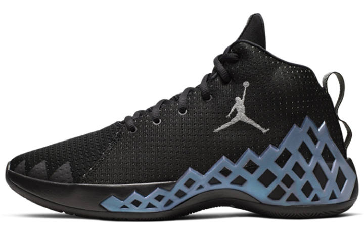 Jordan Jordan Jumpman Diamond Mid Black Metallic Silver
