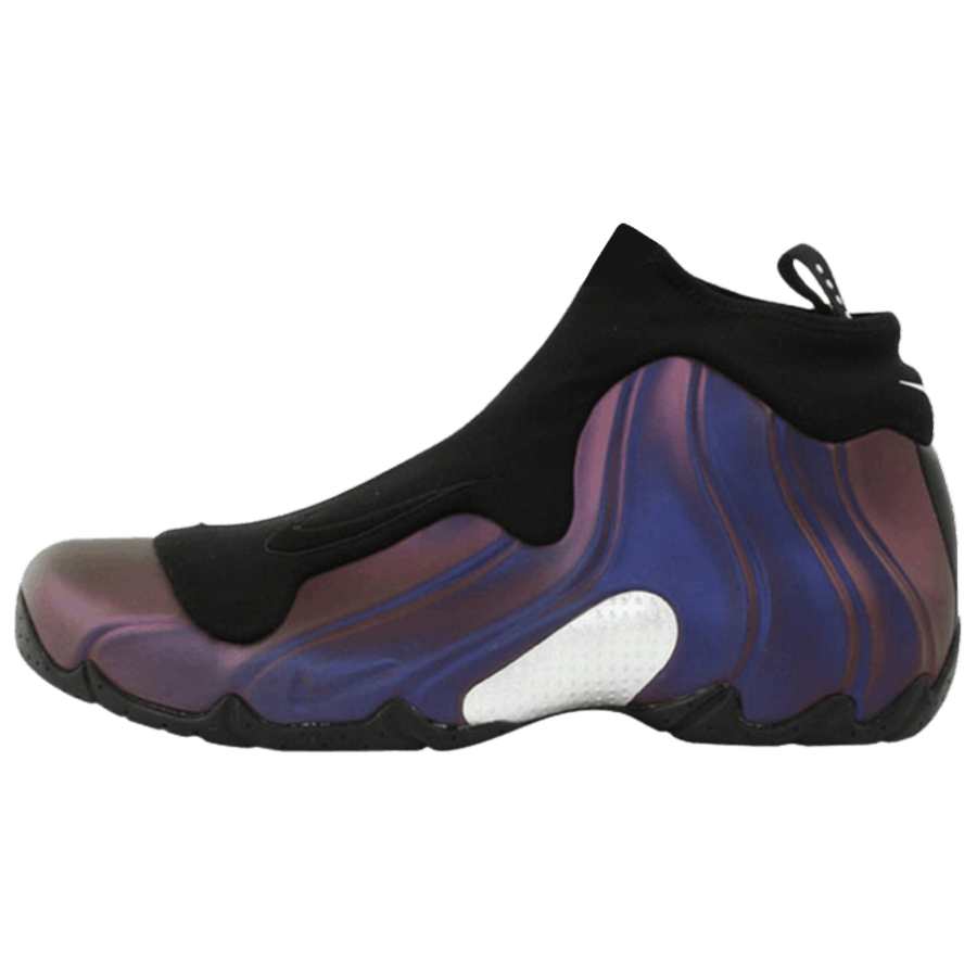 Nike Nike Air Flightposite Abrasion Resistant Mid top Basketball Shoes Men's Purple Black