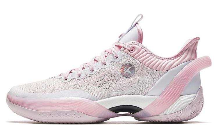 Anta Three point Rain1.0 Cherry Blossom Cushioning Slip Resistant Cushioning Slip Resistant Low top Basketball Shoes