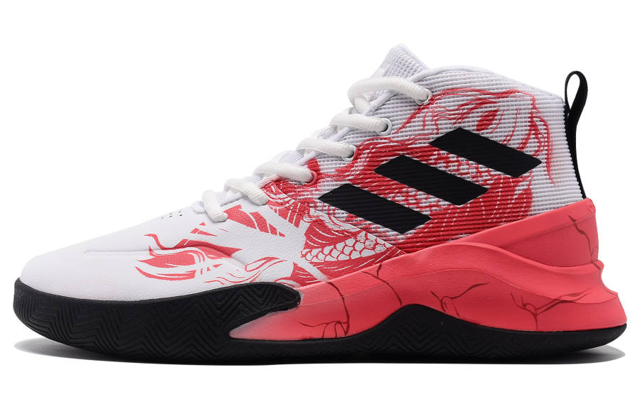 Adidas Adidas OwnTheGame Mesh, Synthetic Leather Slip Resistant Abrasion Resistant Mid top Performance Basketball Shoes Men's