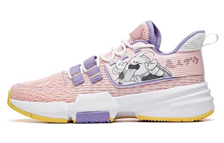 ANTA Dragon Ball Super x Anta Majin Buu Cushioning Slip Resistant Abrasion Resistant Low top Basketball Shoes Men's