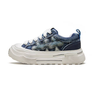 SHOOT BRAND Reprise Collection Low top Canvas Shoes Unisex Blue