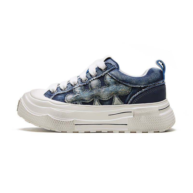 SHOOT BRAND Reprise Collection Low top Canvas Shoes Unisex Blue